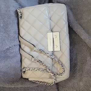 MICHAEL Michael Kors Sloan Quilted-Leather Shoulder Bag Grey